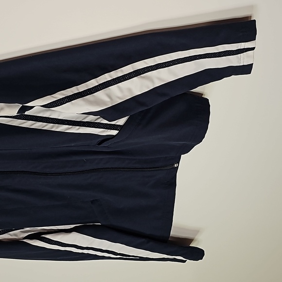 NIKE blue and white small zip up jacket - Picture 3 of 7